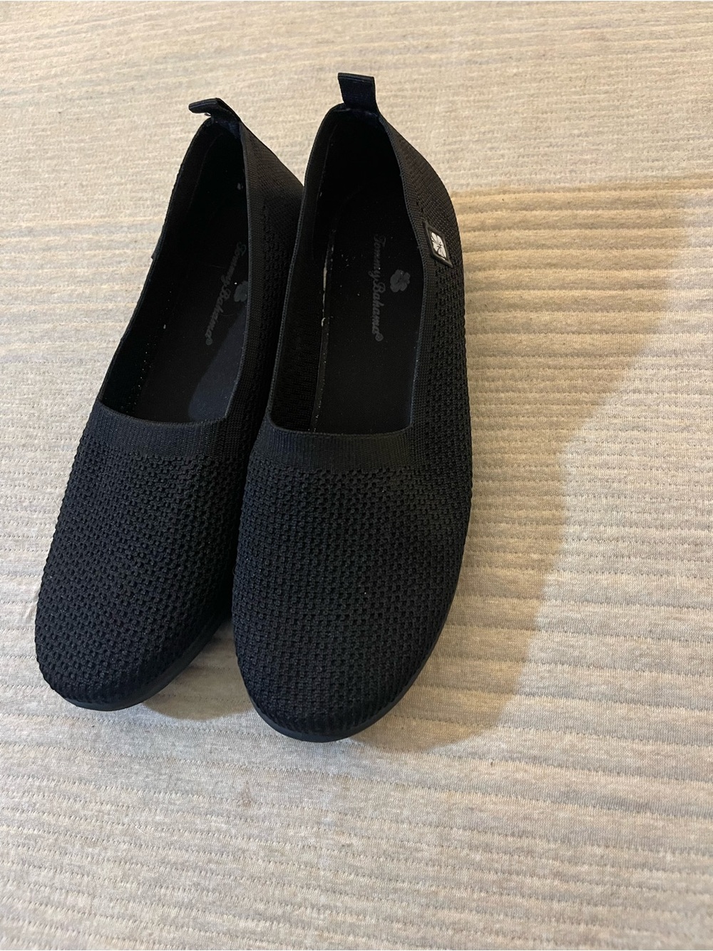 Tommy Bahama Lizzie Wedge Shoes Womens 8.5 Black Comfort Memory Foam - Picture 5 of 7